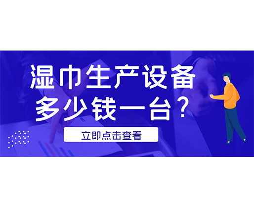 濕巾生產(chǎn)設(shè)備多少錢一臺？廠家發(fā)貨免費試機！